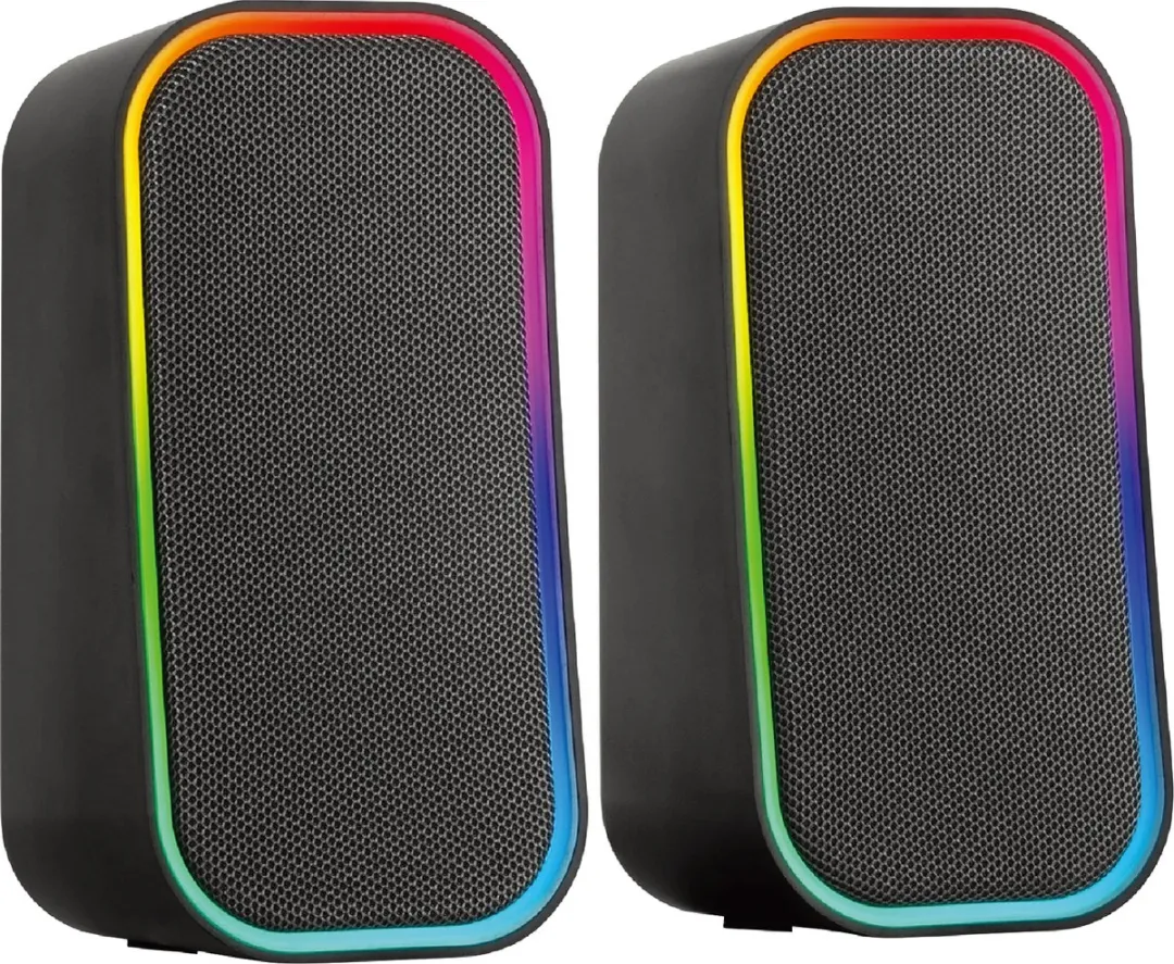 Speedlink TOKEN SL-810008-BK Gaming Stereo Speaker - 12W - RGB - Zwart - afbeelding 6 van 6