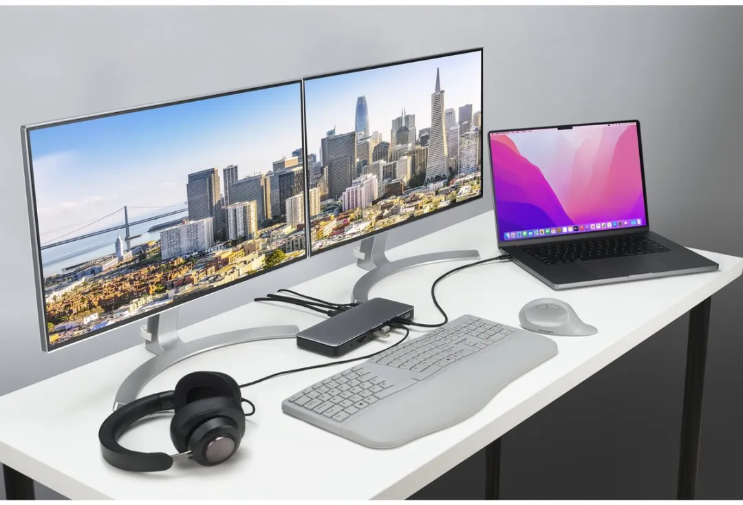 Kensington SD5760T Thunderbolt 4 Dual 4K Dock - 96W Power Delivery - Grijs - afbeelding 6 van 6