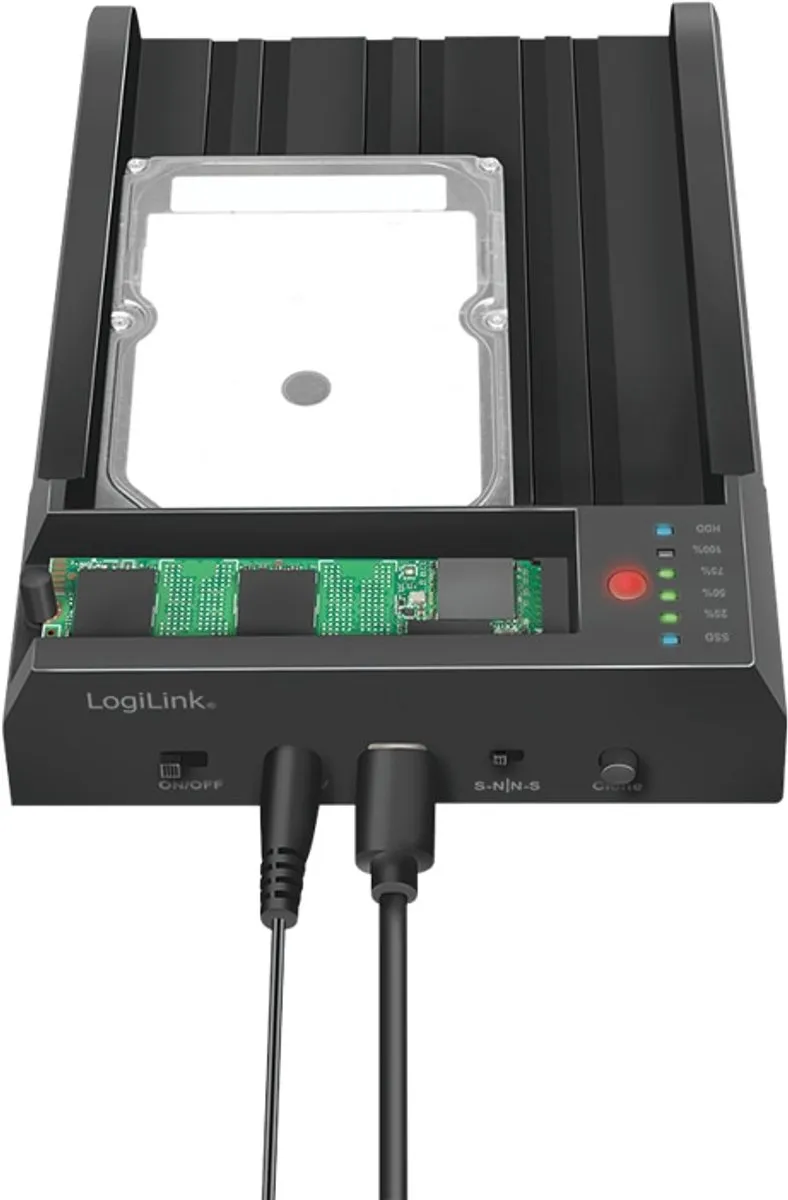 Logilink Quickport QP0031 HDD/SSD Dockingstation - 2 Bays - M.2