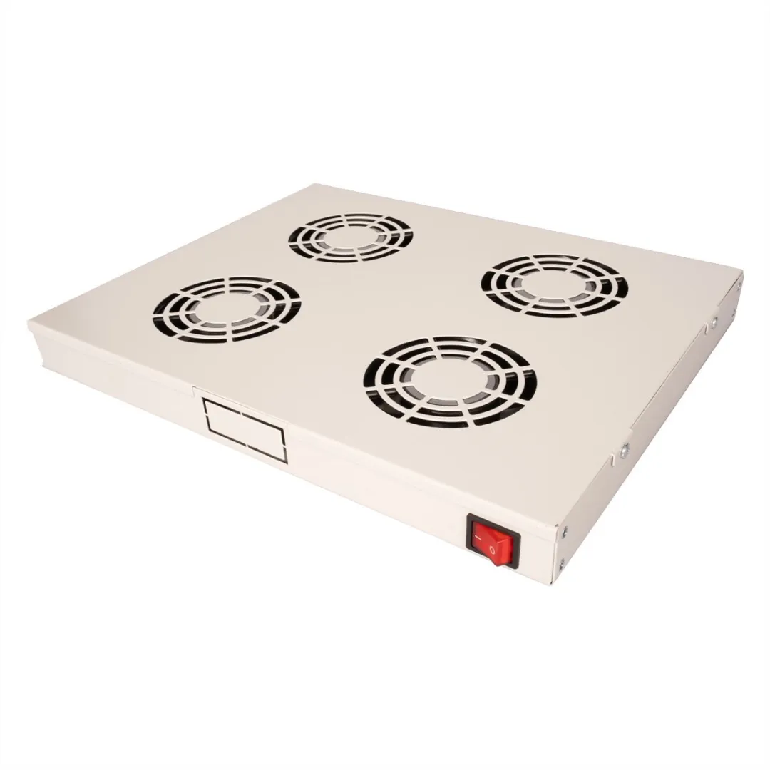 Roline 19-inch Ventilatoreenheid 4 Ventilatoren - Zwart - afbeelding 3 van 6
