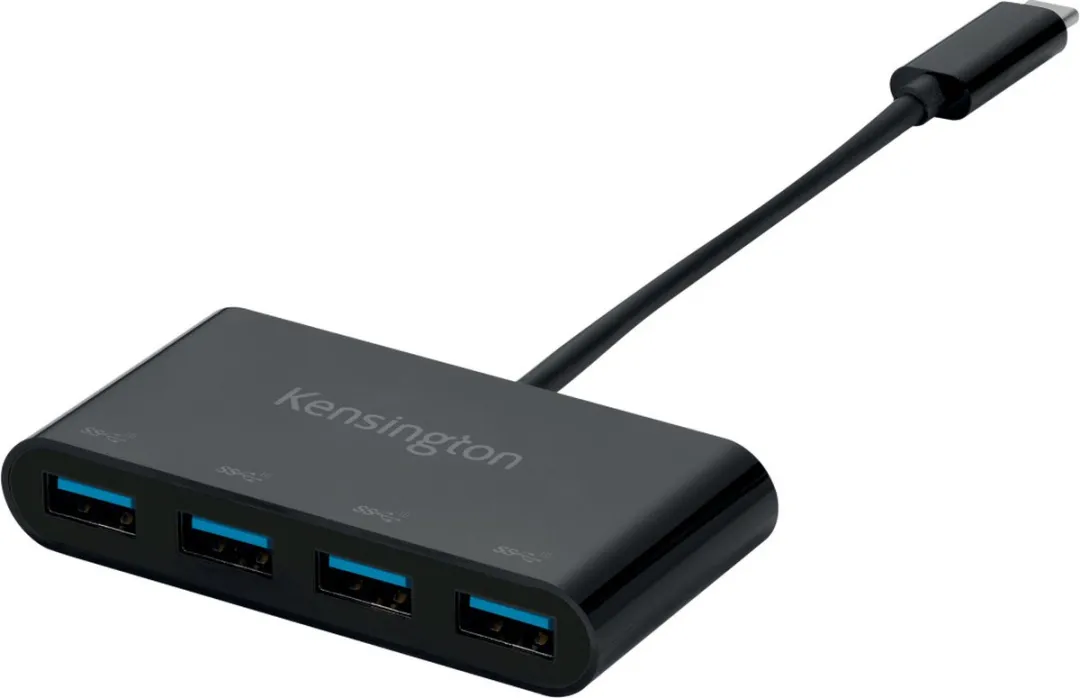 Kensington K33616WW USB-C Hub 4 Poorten - 10Gbps - Zwart