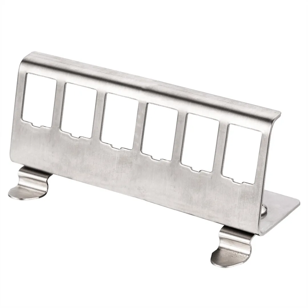 Roline DIN-rail Adapter 6 Keystones - Zilver
