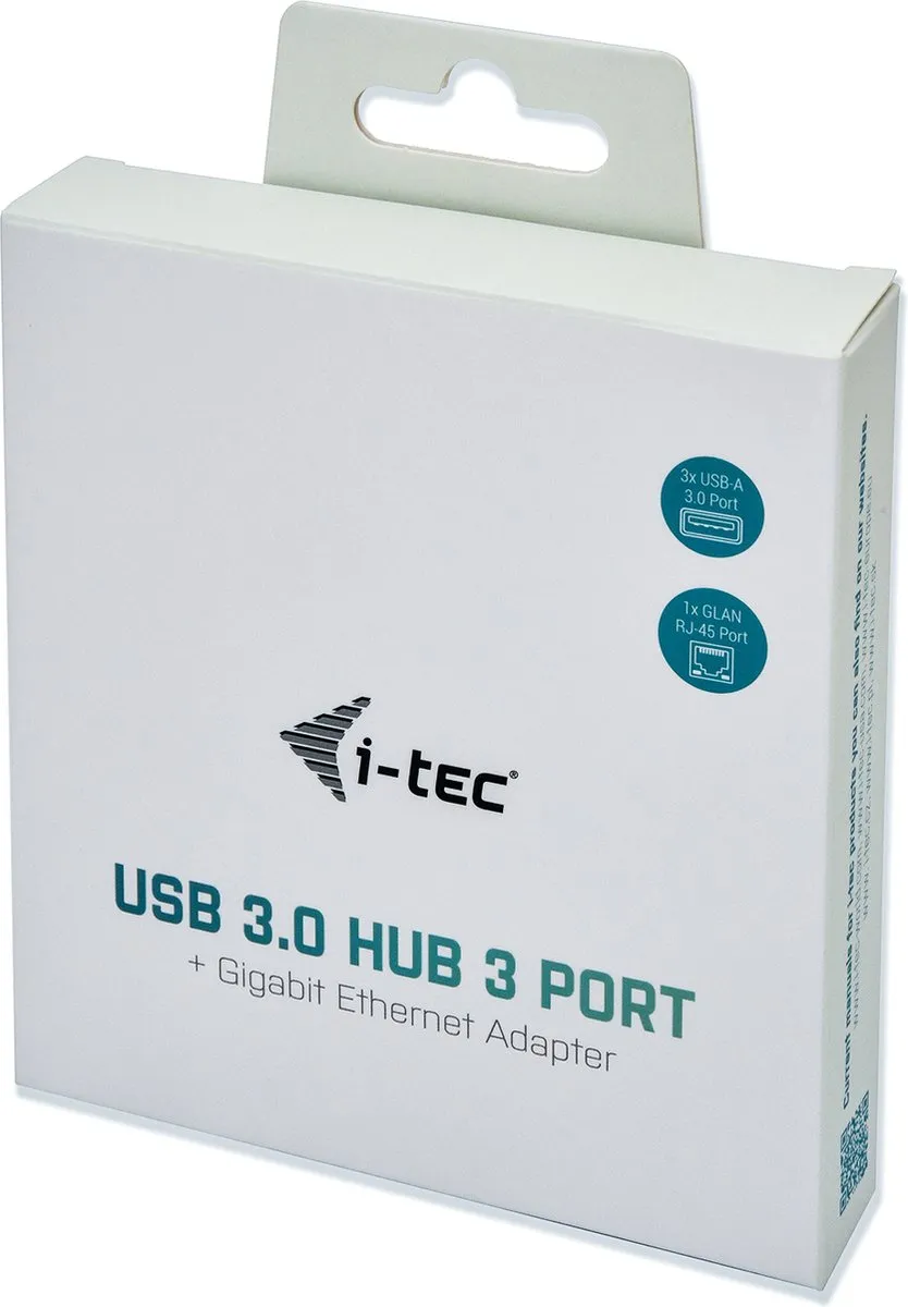 I-tec U3METALG3HUB USB 3.2 Netwerkadapter - 1000 MBit/s