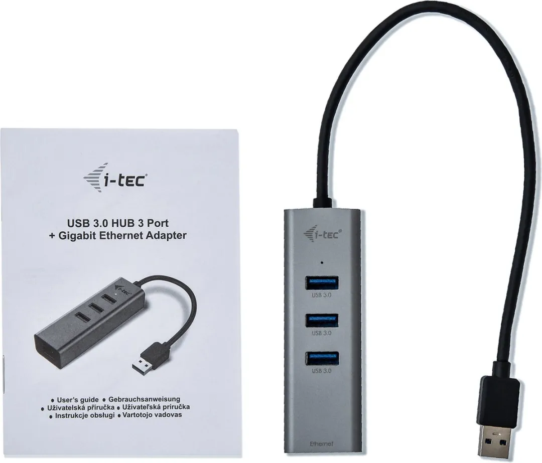 I-tec U3METALG3HUB USB 3.2 Netwerkadapter - 1000 MBit/s