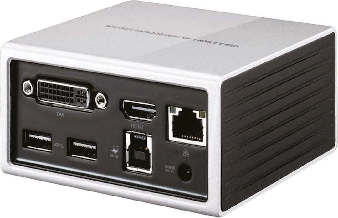 Club3D CSV-3104D USB-A Mini Docking Station 4K 30Hz - Tweekleurig