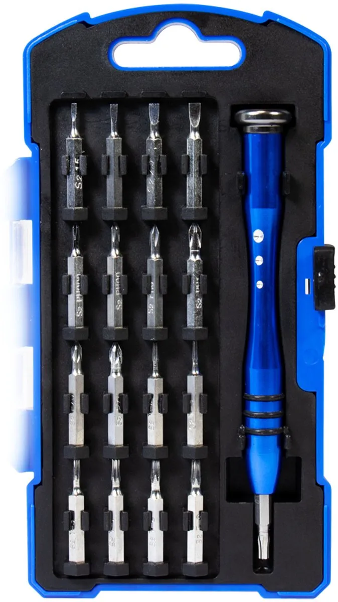 Logilink WZ0056 Schroevendraaier - Blauw - 17-delig