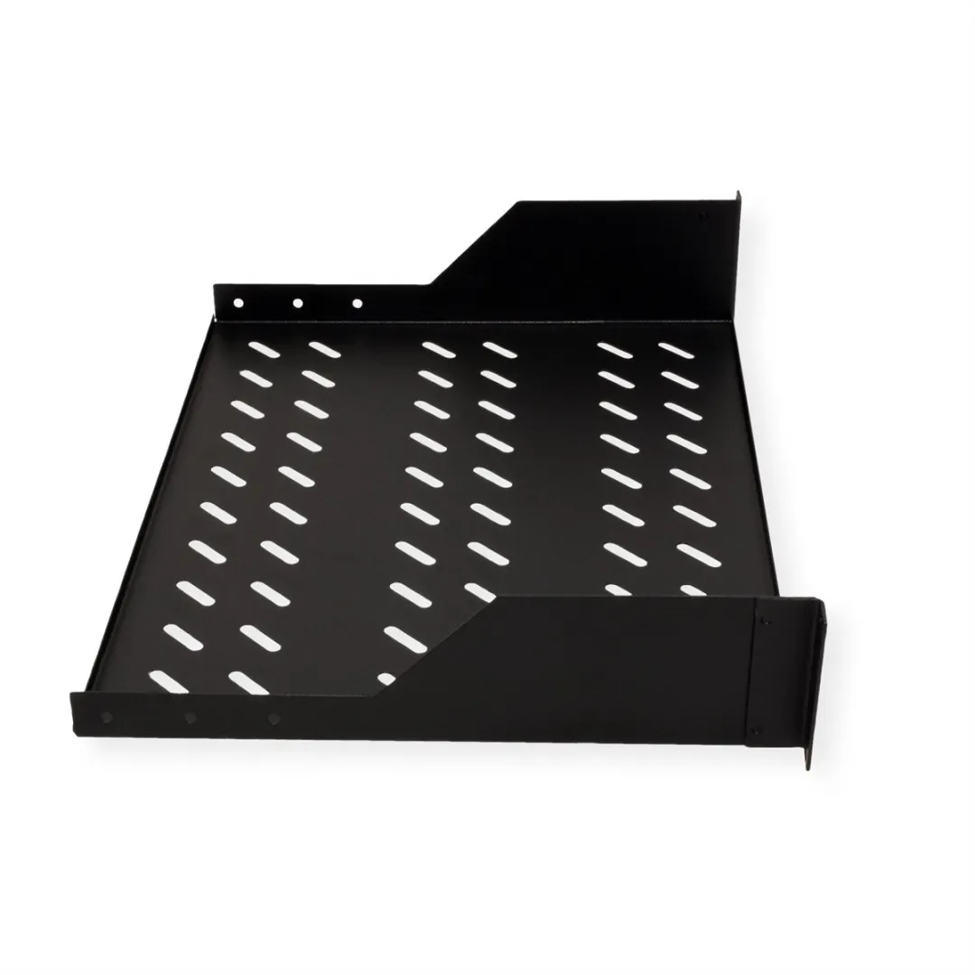 Roline 19-inch Plank 2U 350mm - 25kg - Zwart - afbeelding 5 van 6