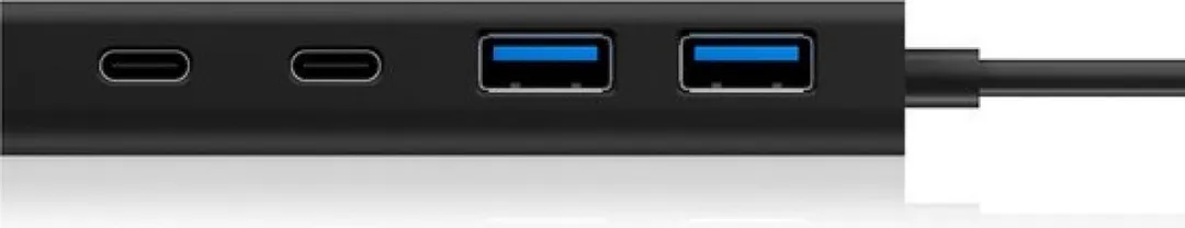Icy Box IB-HUB1426-CPD USB-hub 4x USB 3.0 - Zwart
