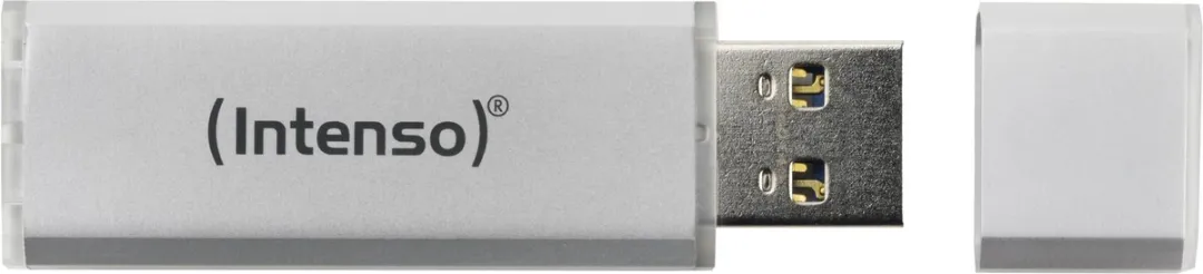 Intenso Alu Line USB-stick 128GB - 2 Stuks - Zilver