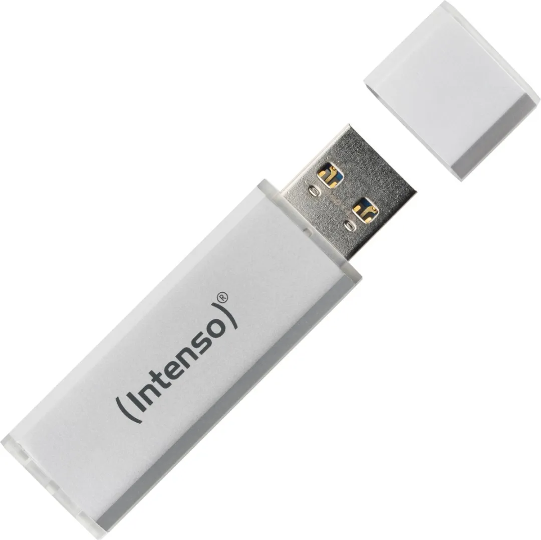 Intenso Alu Line USB-stick 128GB - 2 Stuks - Zilver