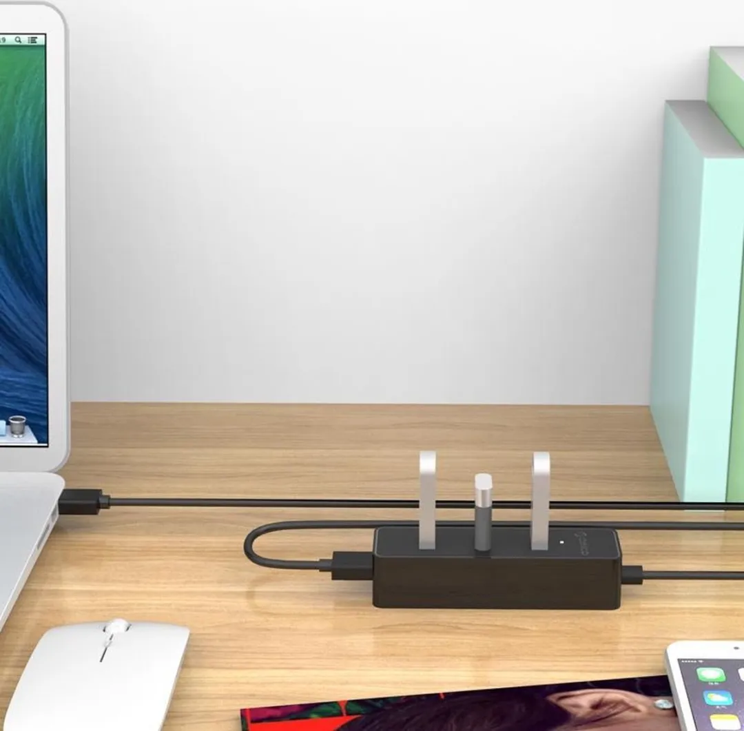 ORICO ORI-W5PH4-U3 USB 3.0 Hub - 4 Poorten 5Gbps - Zwart - afbeelding 6 van 6