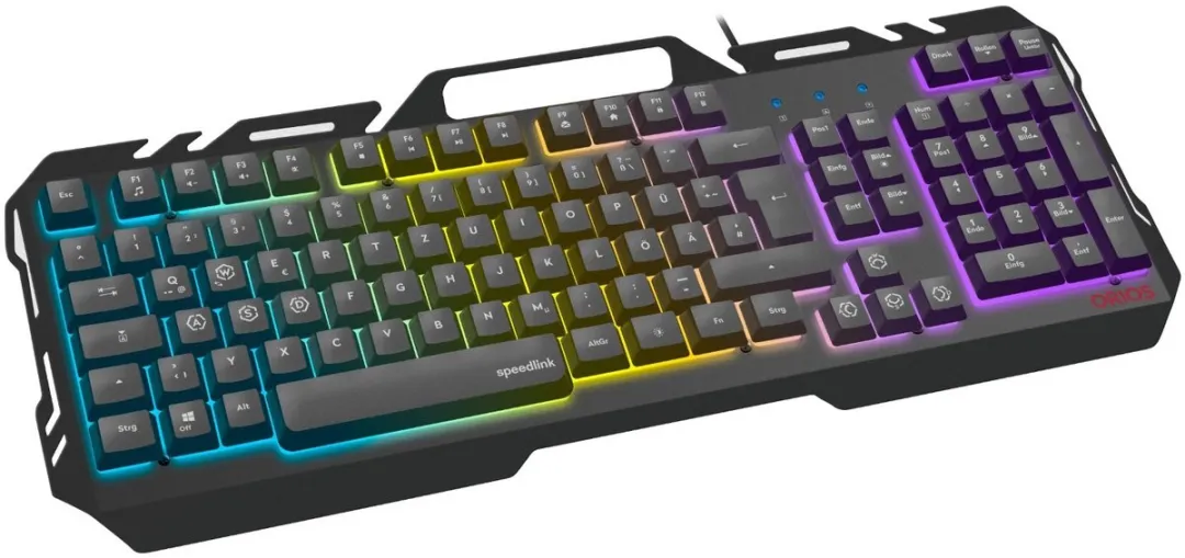 Speedlink Orios Metal RGB Toetsenbord SL-670003-BK - Zwart