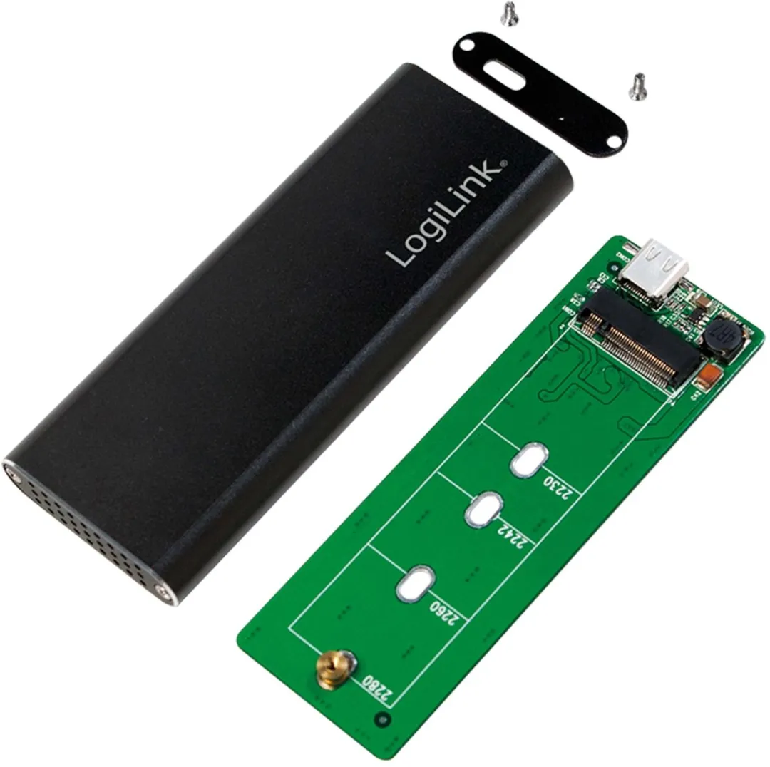 Logilink UA0314 M.2 SSD-behuizing - Zwart