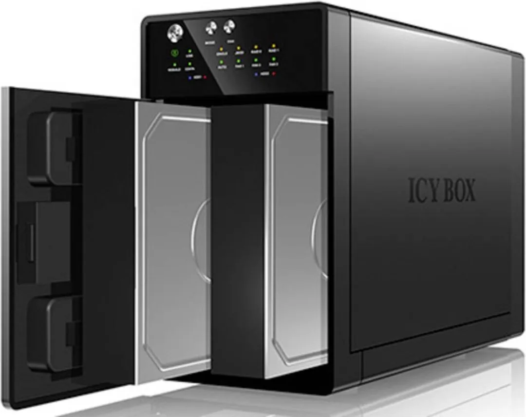 Icy Box IB-RD3620SU3 3,5" Harde Schijfbehuizing - USB 3.2 Gen 1 - Zwart