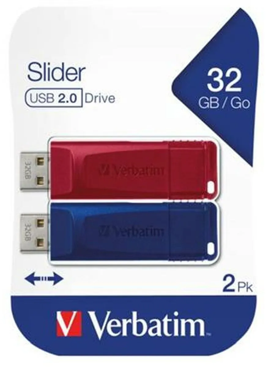 Verbatim Slider USB-stick 32GB