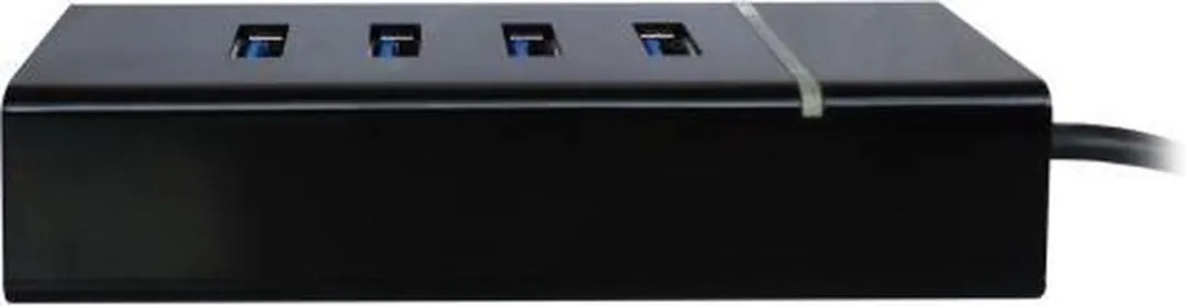 Ewent EW1137 4-Poorts USB 3.1 Hub - Zwart - afbeelding 2 van 5