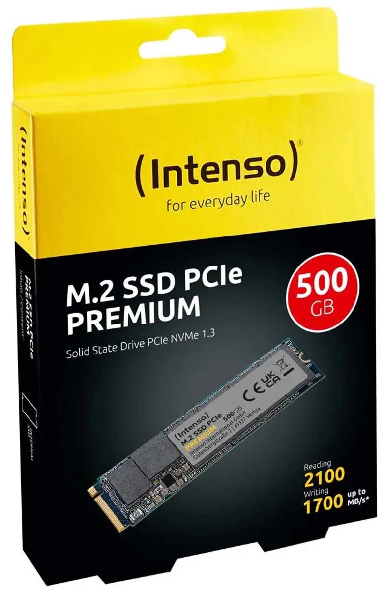 Intenso M.2 SSD PCIe 3835450 - 500GB - 2100 MB/s
