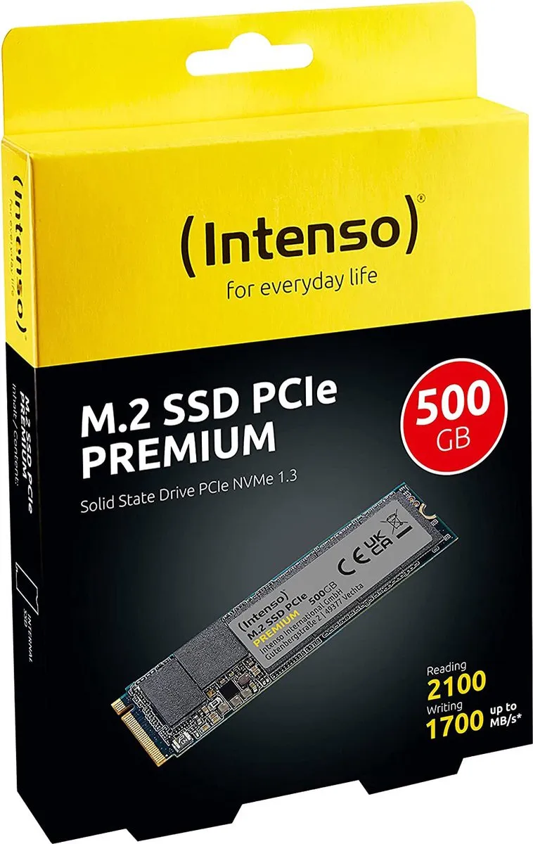 Intenso M.2 SSD PCIe 3835450 - 500GB - 2100 MB/s