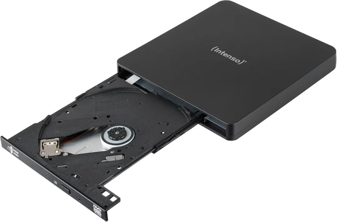 Intenso EOD 400D Externe CD/DVD Brander - USB 3.2 - Zwart
