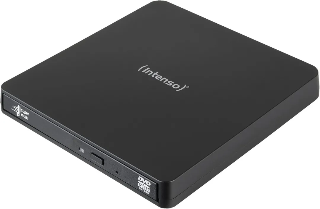 Intenso EOD 400D Externe CD/DVD Brander - USB 3.2 - Zwart