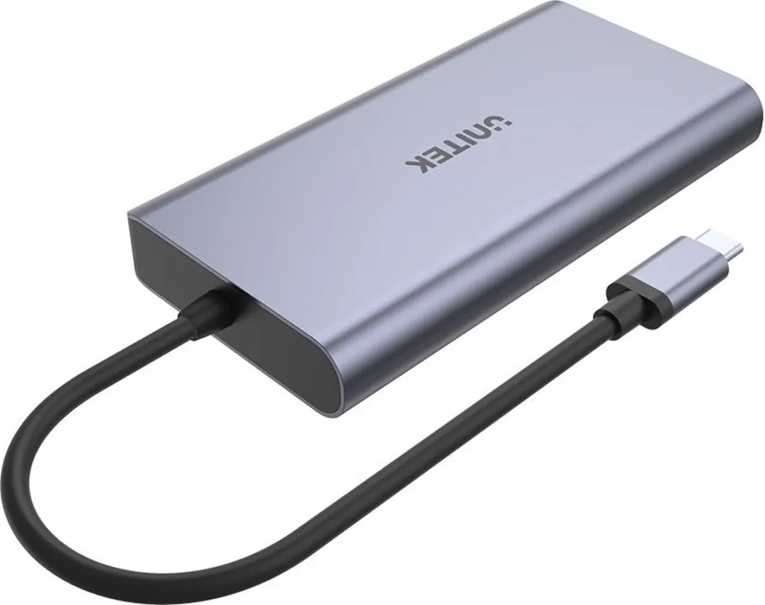 UNITEK uHUB S7 D1056A USB-Hub - Grijs - afbeelding 4 van 6