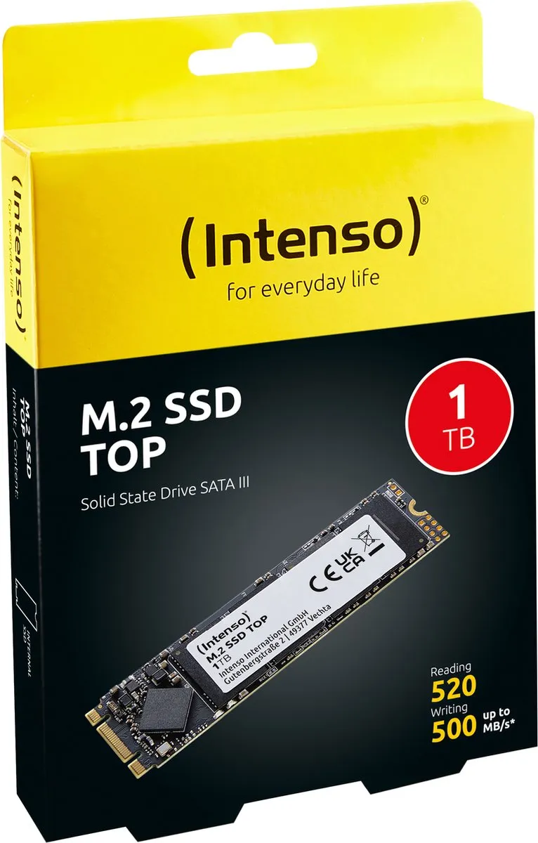 Intenso M.2 SSD SATA III 3832460 1TB