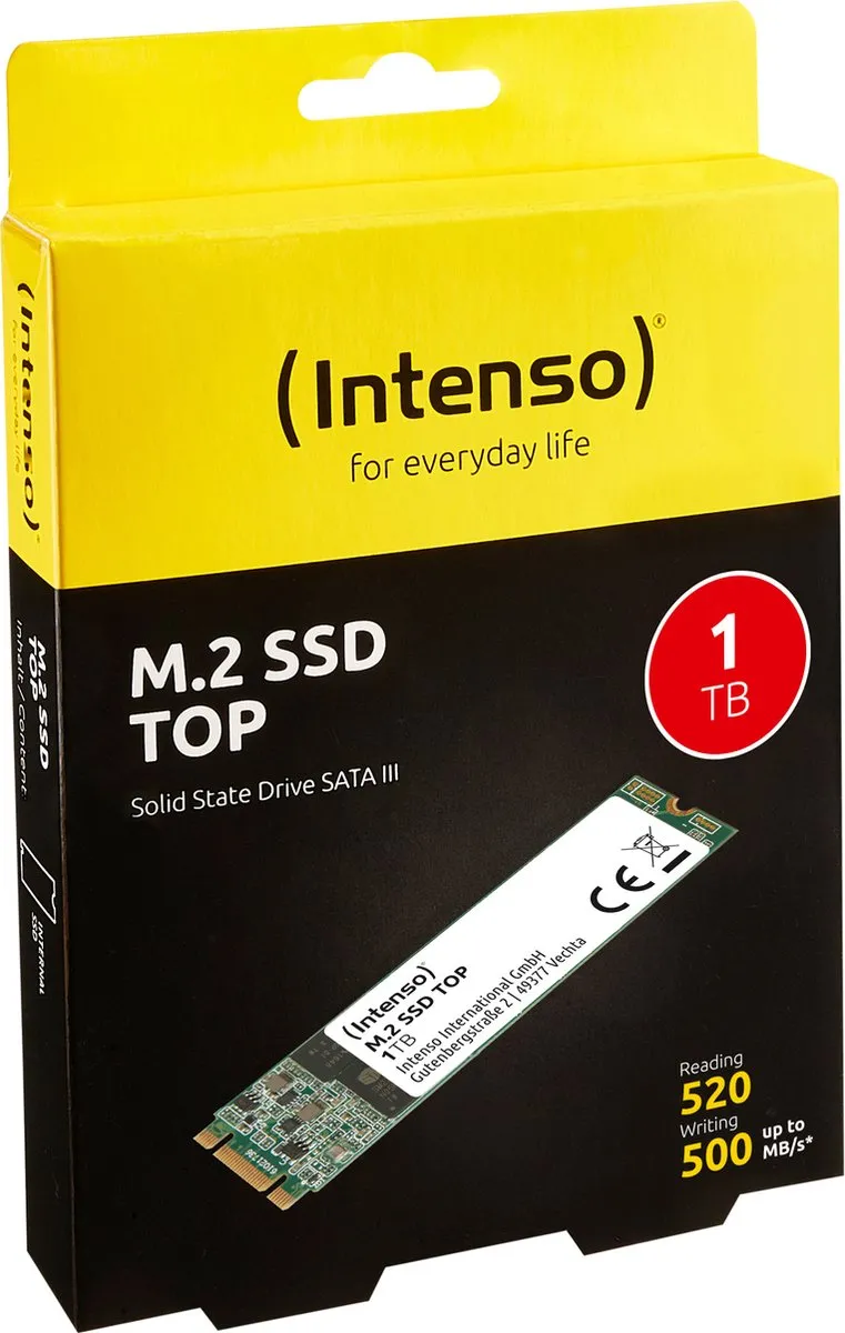 Intenso M.2 SSD SATA III 3832460 1TB