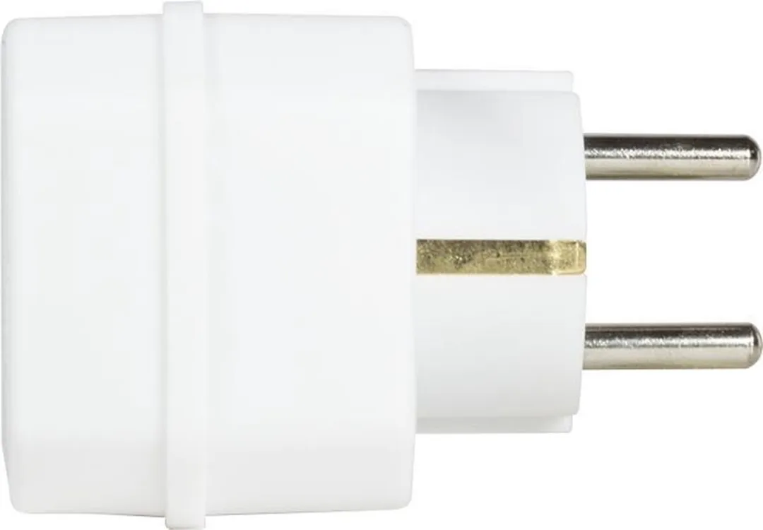 Logilink LPS221 Netstekkeradapter Type F - Wit