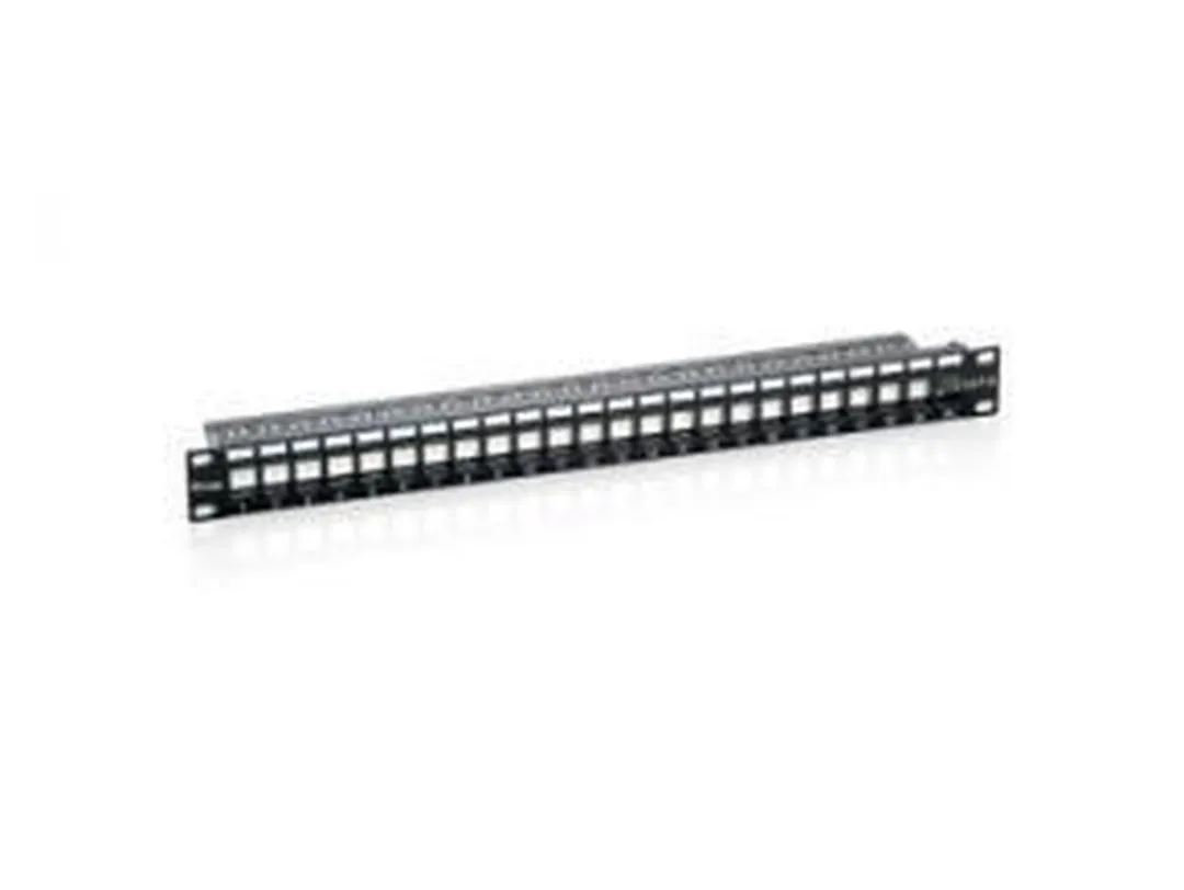 Equip 769224 Cat.6 Patchpaneel 24 Poorten - Onbeschermd - Zwart
