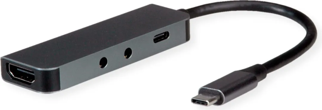 Roline 12021125 Dockingstation Type C - 4K HDMI - Grijs