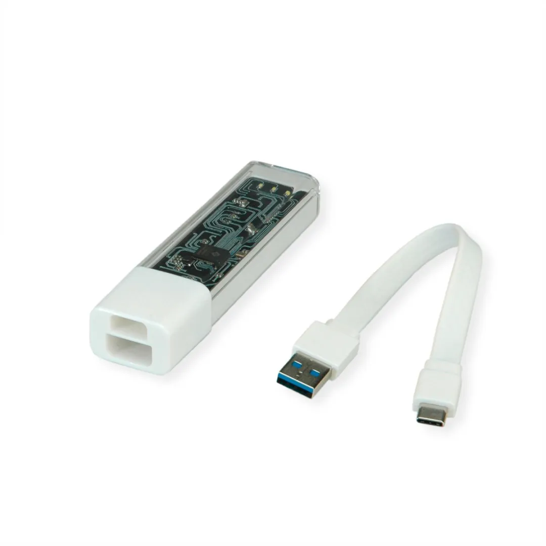 Roline USB 3.2 Hub 4-poorts - Wit - afbeelding 5 van 6