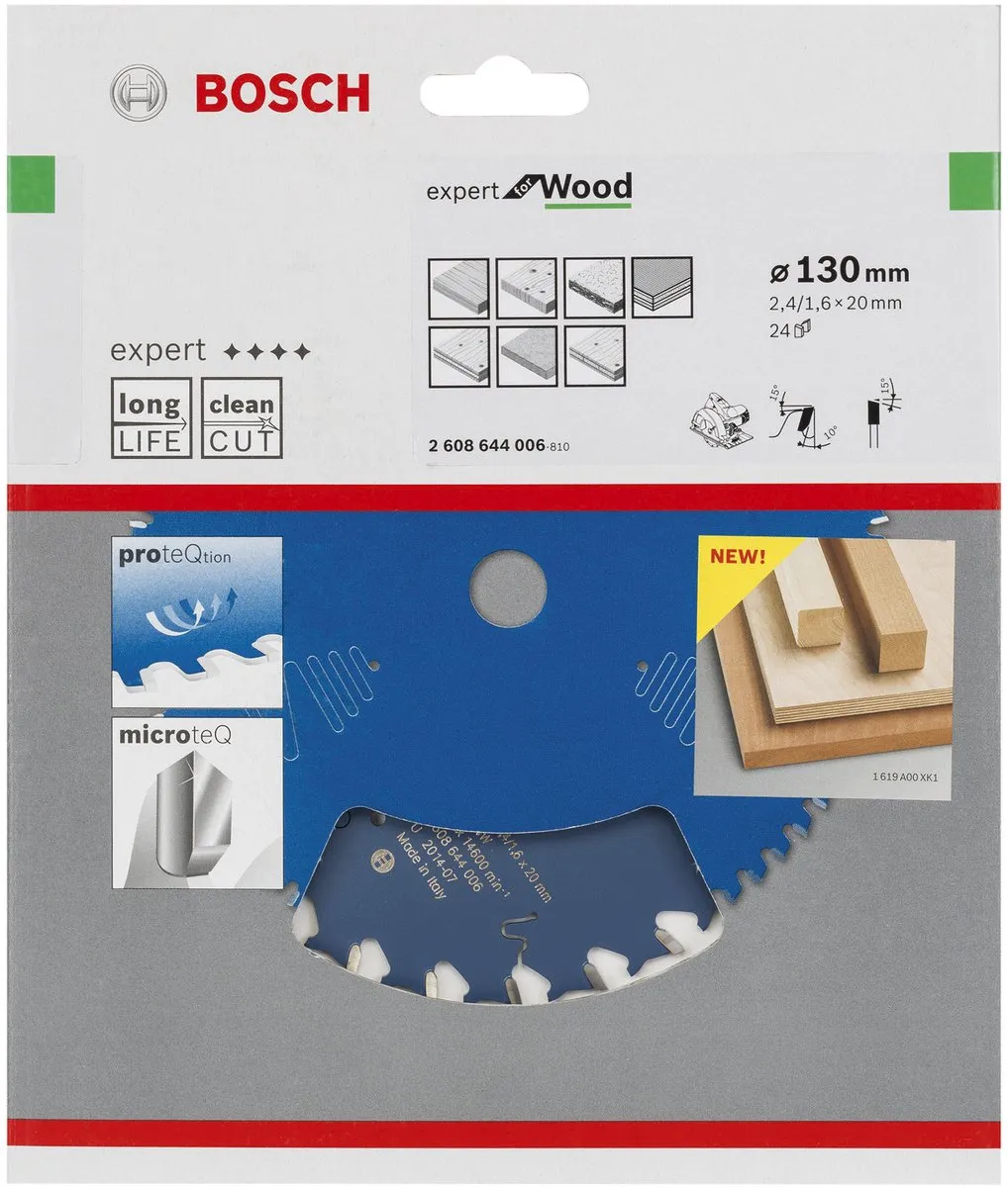 Bosch SAIZ 32 EPC C-Tec Precision HCS Invalzaagblad 130mm - 24 Tanden
