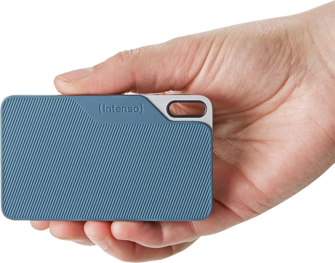 Intenso Rugged TX100 SSD 500GB - USB 3.2 - Grijs/Blauw