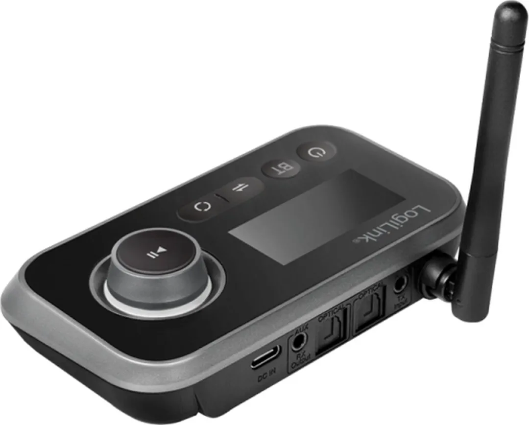 Logilink BT0062 Bluetooth Muziekzender/Ontvanger 5.0 - Zwart