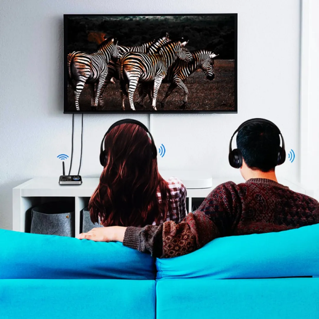 Logilink BT0062 Bluetooth Muziekzender/Ontvanger 5.0 - Zwart
