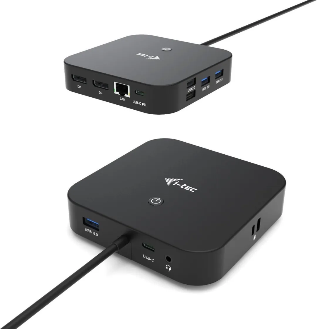 I-tec USB-C Dual Display Docking Station C31DUALDPDOCKPD - 100W