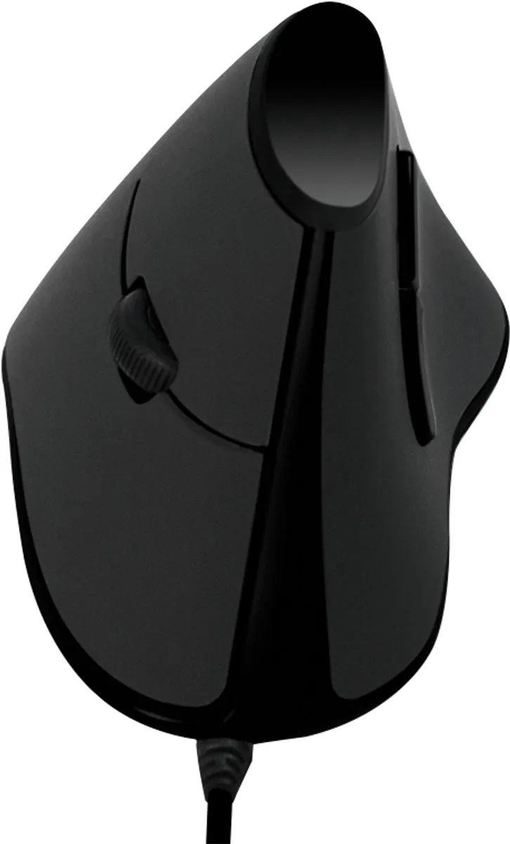 Logilink ID0158 Ergonomische Muis - 5 Toetsen - 1000 DPI - Zwart
