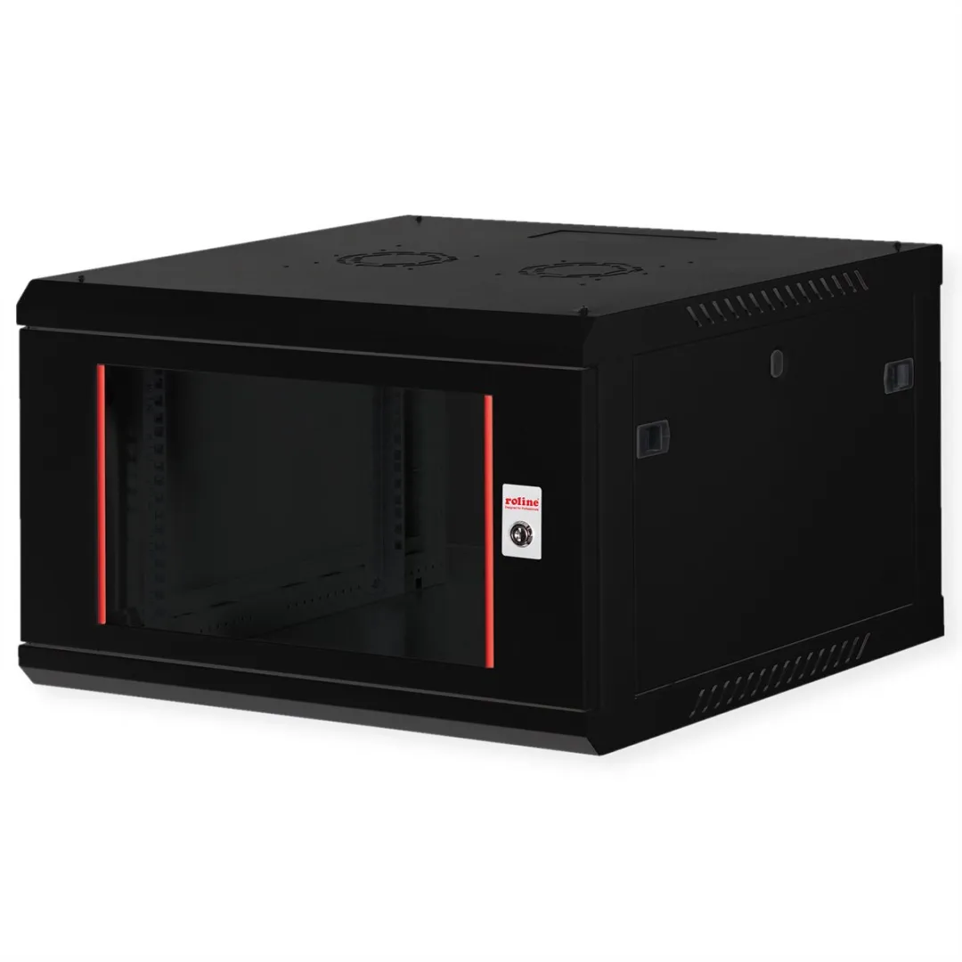 Roline 19-inch Wandbehuizing Basic Plus 6U 600x600mm - Zwart