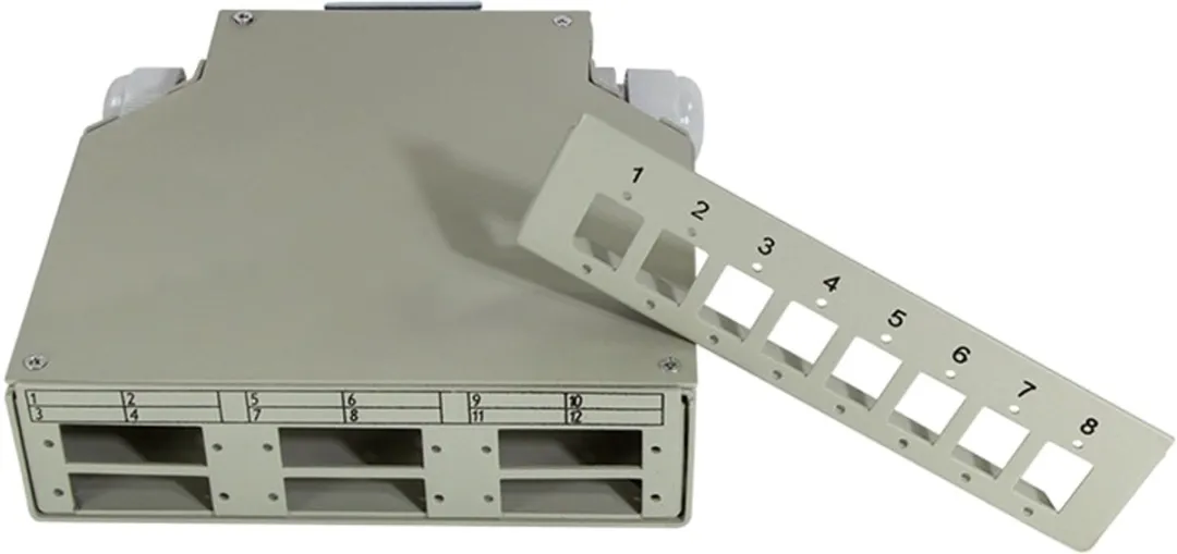 Logilink FB5000 LWL DIN-rail-lasdoos - Lichtgrijs