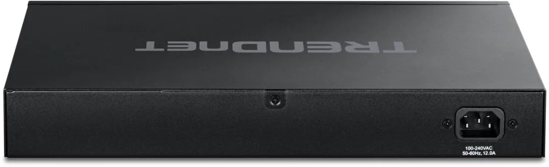 Trendnet TPE-7124SBF Managed 10G Switch - 24 PoE-poorten - Zwart - afbeelding 2 van 3