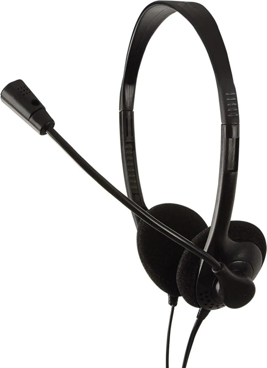 Logilink HS0001 Stereo Headset - Zwart