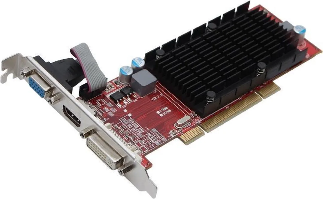 Club3D CGA-5452PLI Videokaart AMD Radeon HD5450 512MB - Zwart/Rood - afbeelding 2 van 6