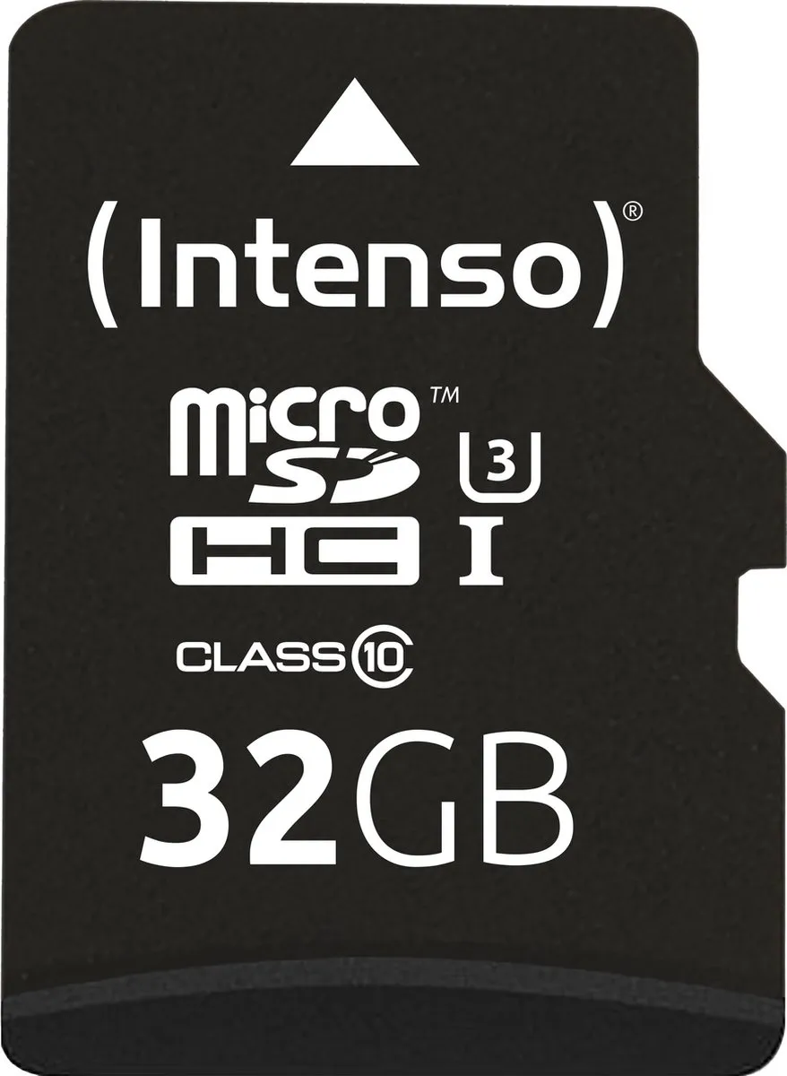 Intenso SD MicroSDHC 32GB UHS-I 3433480 - Met adapter