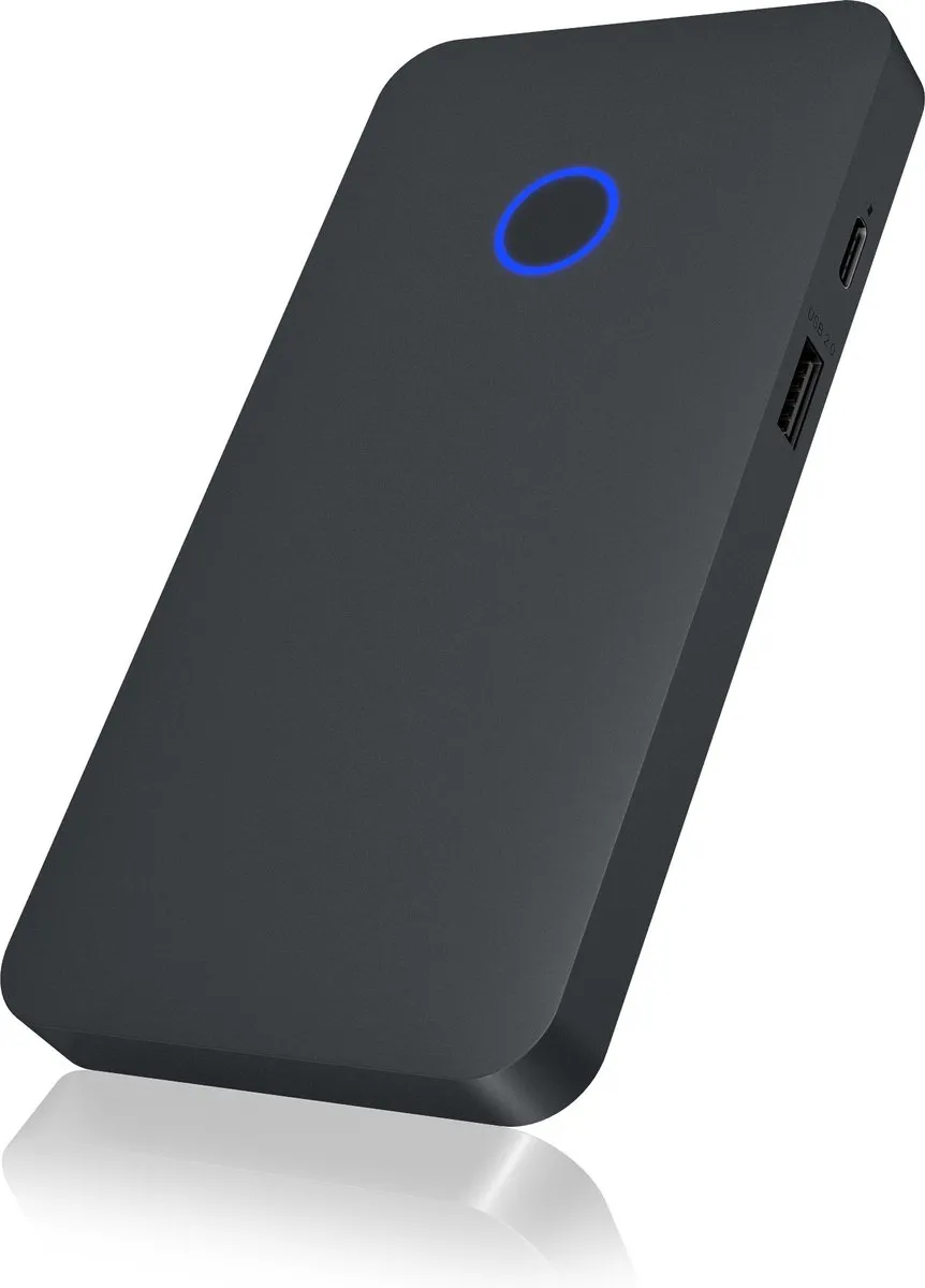 Icy Box IB-DK2108M-C USB-C Dockingstation - Zwart