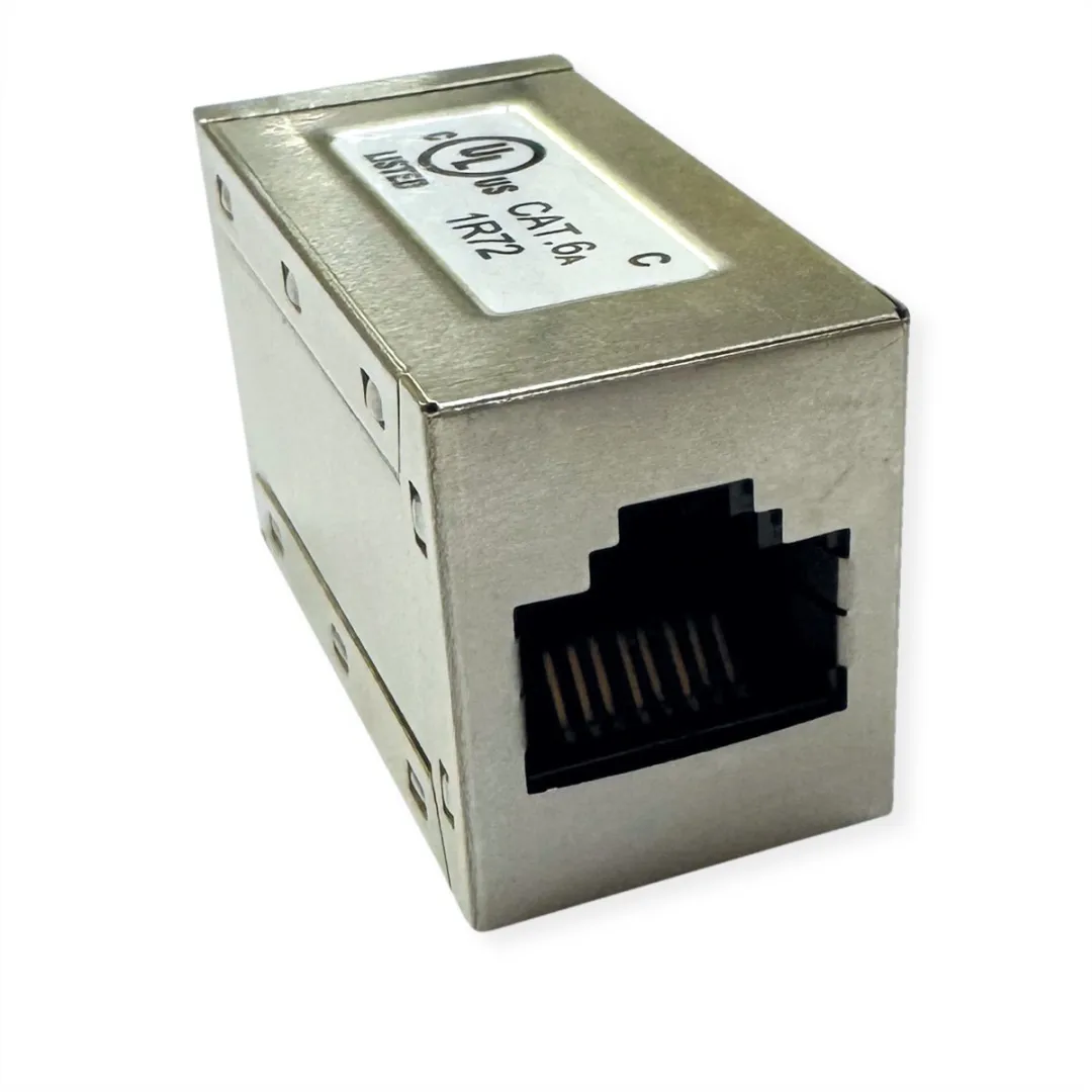 Roline RJ45 Koppelstuk Cat.6A - Afgeschermd - Zilver