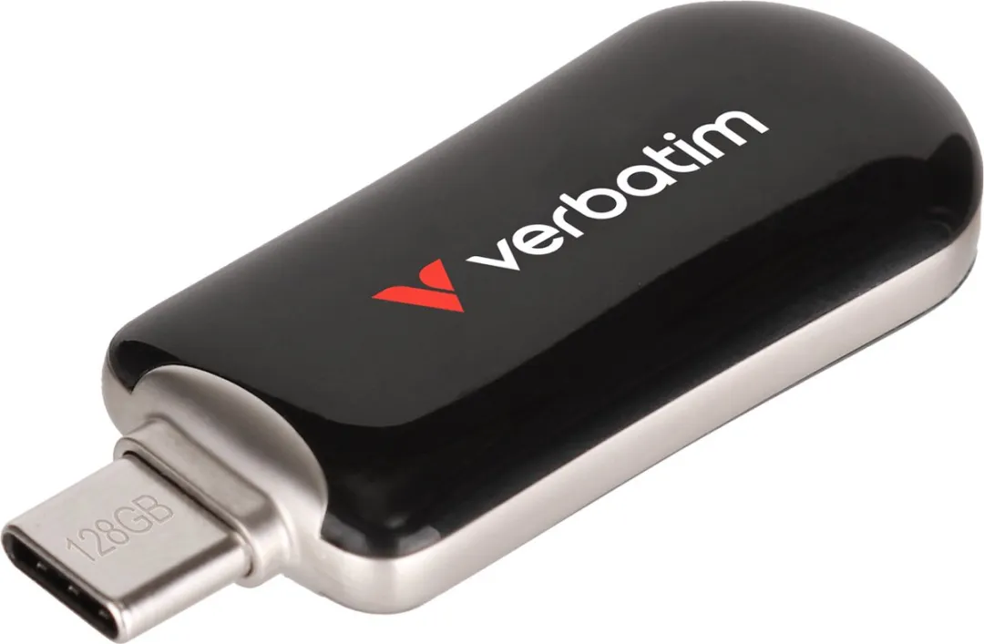 Verbatim Plectra USB-C Drive 128GB - Zwart