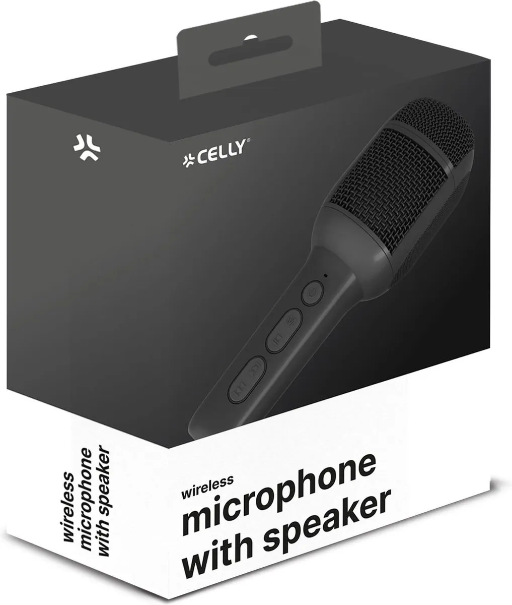 Celly KIDSFESTIVAL2BK Karaokemicrofoon - Zwart - afbeelding 2 van 5