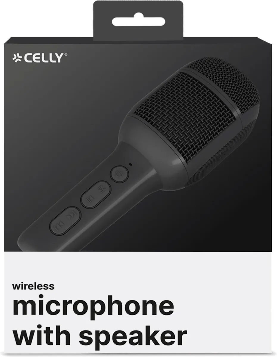 Celly KIDSFESTIVAL2BK Karaokemicrofoon - Zwart - afbeelding 4 van 5