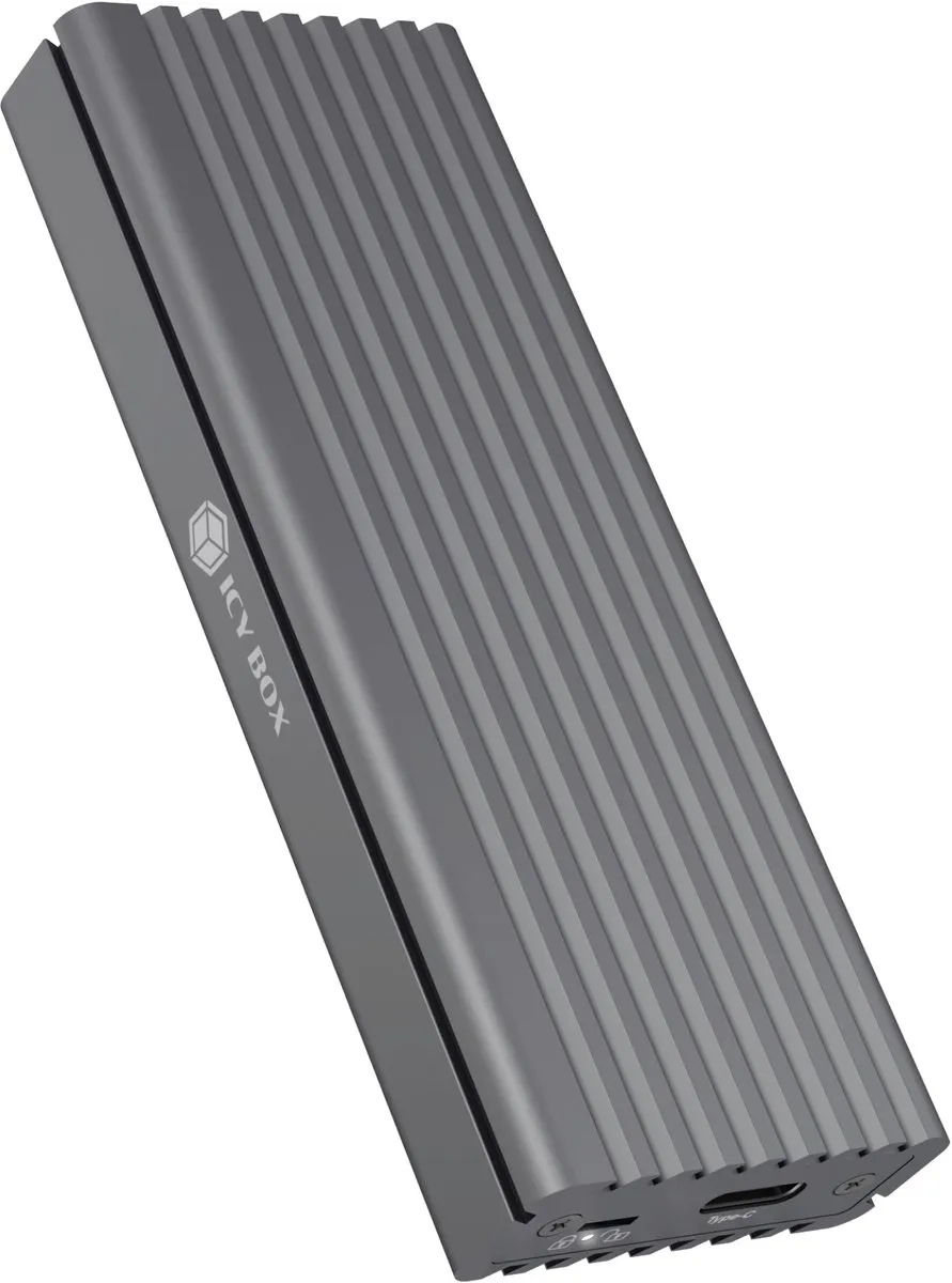 Icy Box IB-1817M-C31 M.2 NVMe SSD Behuizing - Grijs