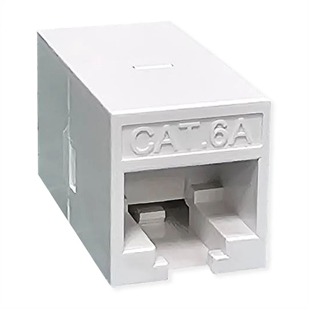 Roline RJ-45-koppeling Cat.6A wit